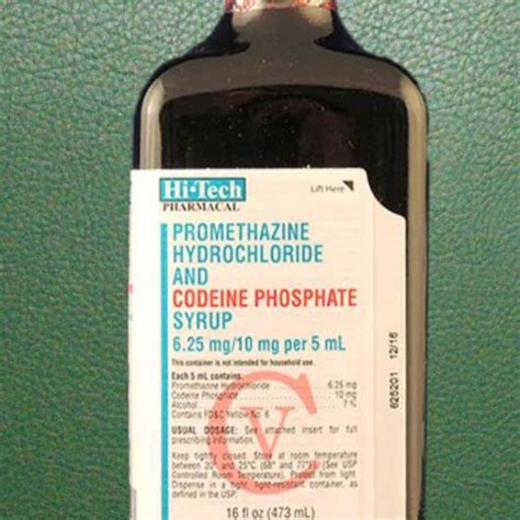 5 mg; codeine 60 mg) in 24 hours Comments Liquid preparations should be measured with an accurate milliliter measuring device. . Promethazine with codeine dosage